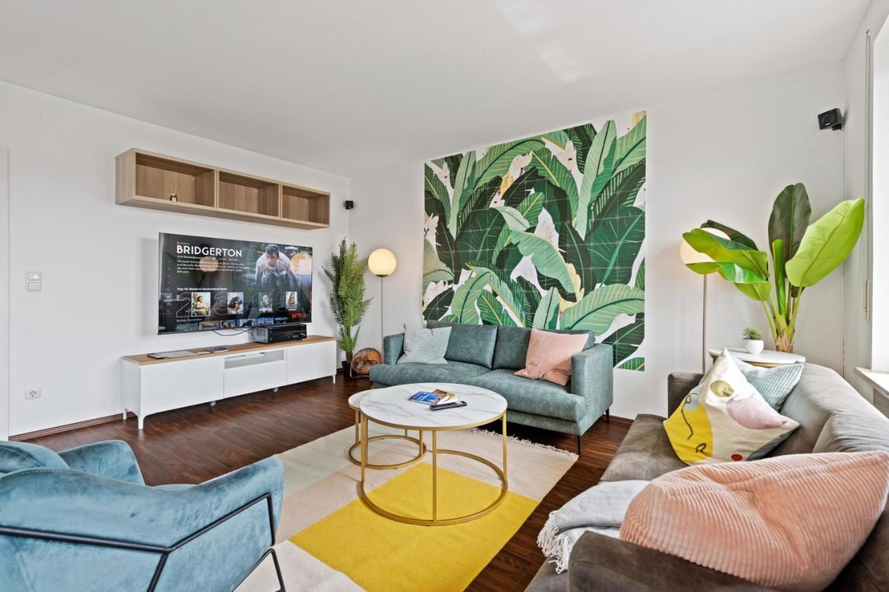 Apartament BRIGHT: The PENTHOUSE - Jacuzzi - BBQ - Parkplatz/Parking Augsburg Zewnętrze zdjęcie