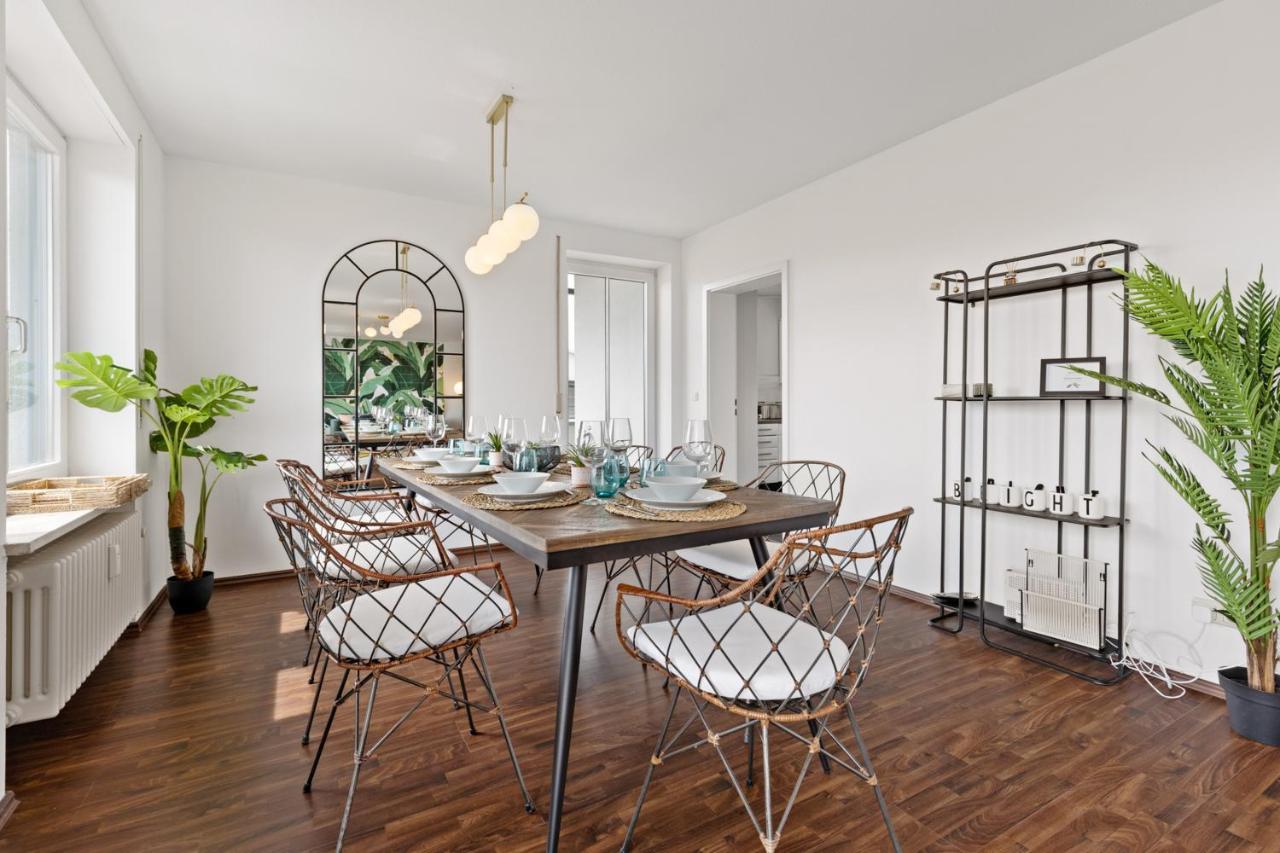 Apartament BRIGHT: The PENTHOUSE - Jacuzzi - BBQ - Parkplatz/Parking Augsburg Zewnętrze zdjęcie