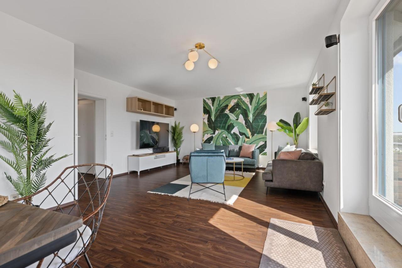 Apartament BRIGHT: The PENTHOUSE - Jacuzzi - BBQ - Parkplatz/Parking Augsburg Zewnętrze zdjęcie