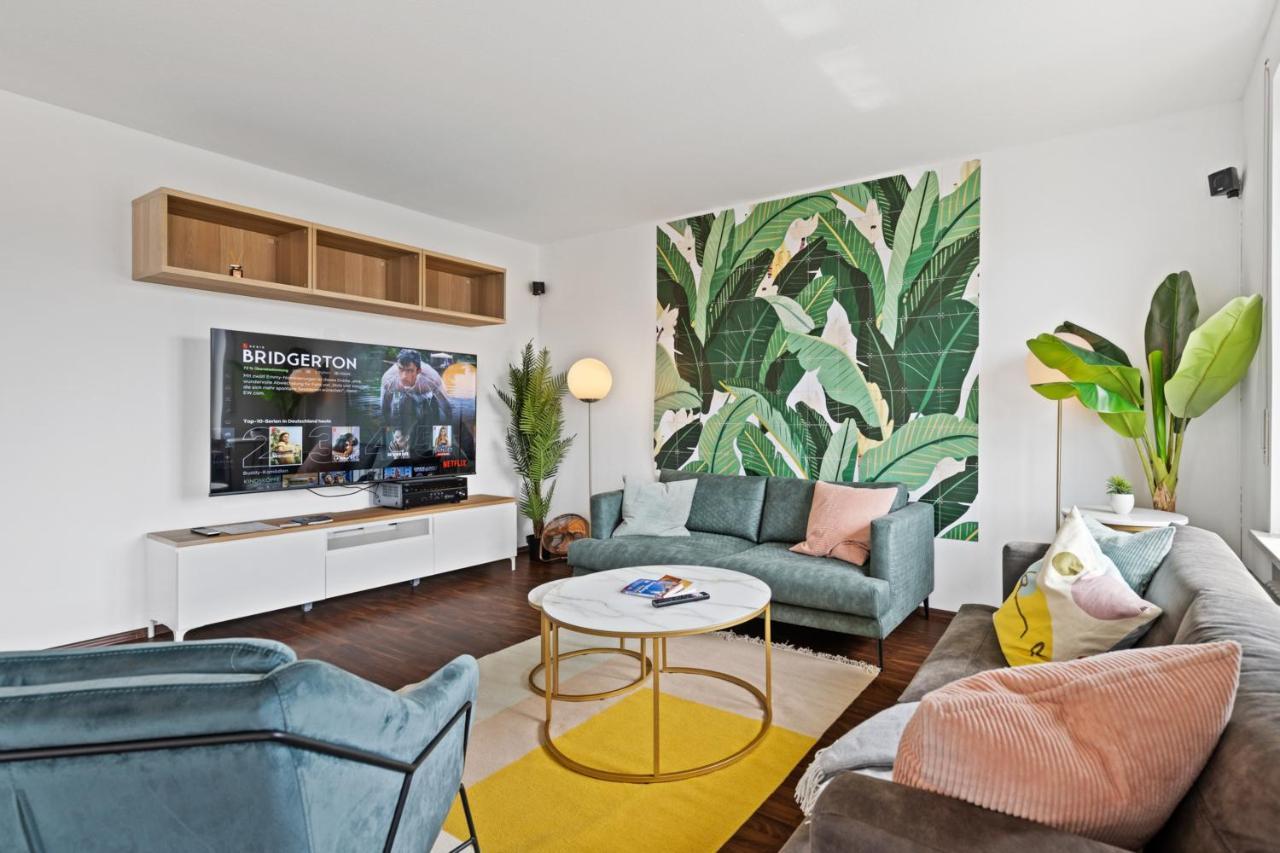 Apartament BRIGHT: The PENTHOUSE - Jacuzzi - BBQ - Parkplatz/Parking Augsburg Zewnętrze zdjęcie