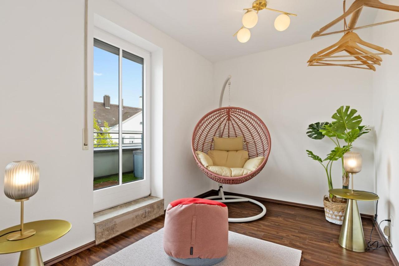 Apartament BRIGHT: The PENTHOUSE - Jacuzzi - BBQ - Parkplatz/Parking Augsburg Zewnętrze zdjęcie
