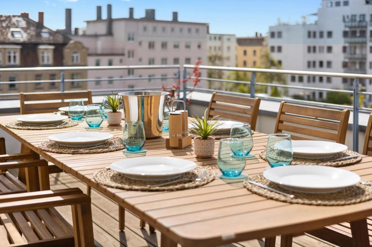 Apartament BRIGHT: The PENTHOUSE - Jacuzzi - BBQ - Parkplatz/Parking Augsburg Zewnętrze zdjęcie