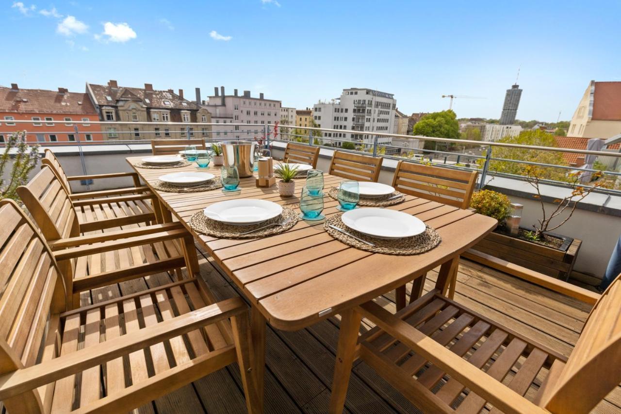 Apartament BRIGHT: The PENTHOUSE - Jacuzzi - BBQ - Parkplatz/Parking Augsburg Zewnętrze zdjęcie